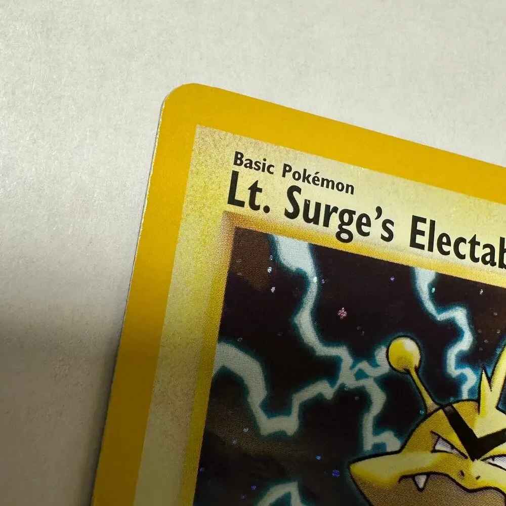 Pokémon TCG Lt. Surge's Electabuzz Gym Heroes 6/132 Holo Unlimited Rare